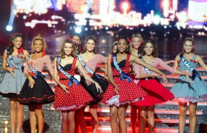 Jean-Pierre Foucault, Kev Adams, Patrick Bruel, Camille Cerf: en diciembre de 2014, se celebró en Orleans la elección de Miss Francia