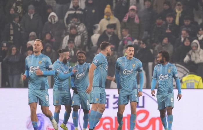 el partido contra la Juventus en el Allianz Stadium