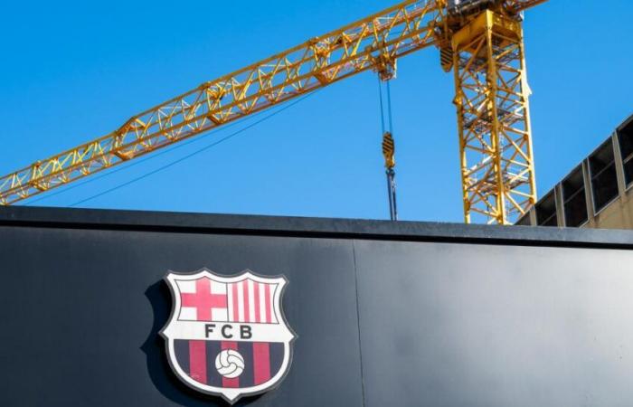 Un herido grave en las obras del Camp Nou