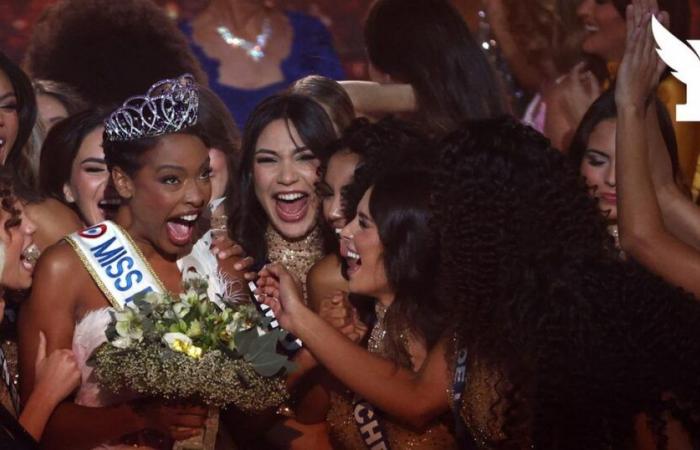 Angélique Angarni-Filopon, Miss Martinica, es coronada en Poitiers