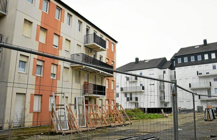 En Saint-Brieuc, la larga rehabilitación de la residencia Carnot toma forma [En images]