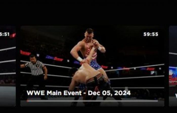 Se reduce el retraso del evento principal de la WWE