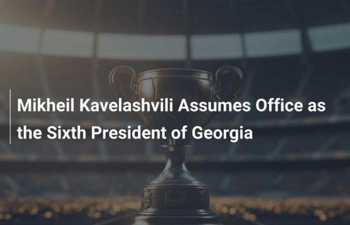 Mikheil Kavelashvili asume el cargo de sexto presidente de Georgia