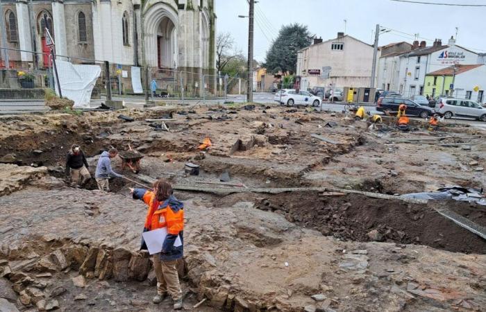 En Rezé, descubiertos 150 entierros medievales y una arteria antigua