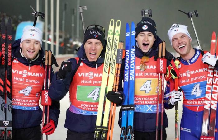 Copa del Mundo de Biatlón 2024/25 en Hochfilzen: Francia sigue dominando a Noruega en relevos masculinos