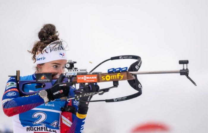 Copa del Mundo. Hochfilzen: después de un gran partido contra Alemania, los franceses terminaron segundos en el relevo