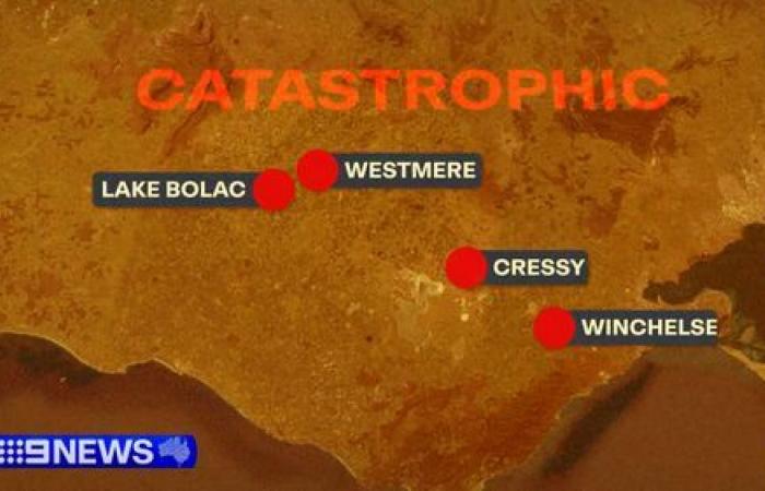 Victoria se prepara para los incendios en medio del calor extremo