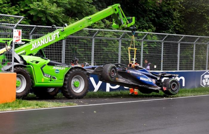 F1 – 17 accidentes en 24 Grandes Premios: el año oscuro de Williams en imágenes