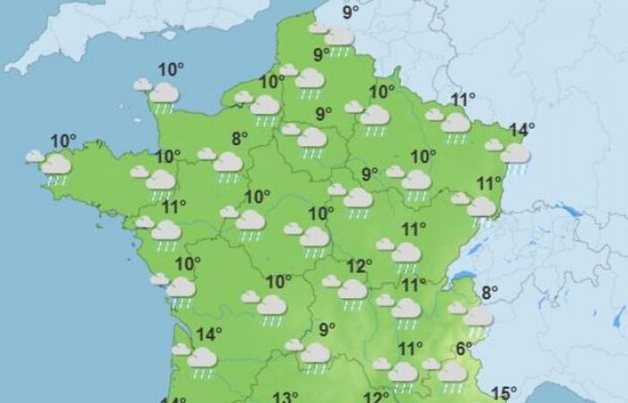 Aumento de las temperaturas, nubes en el norte, riesgo de vendavales el jueves: el tiempo de la semana en Francia