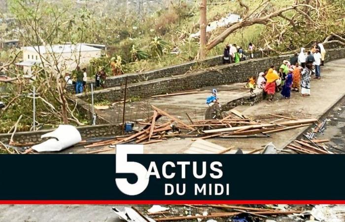 Catástrofe en Mayotte, Papa en Córcega, graves accidentes en Bretaña: actualización del mediodía