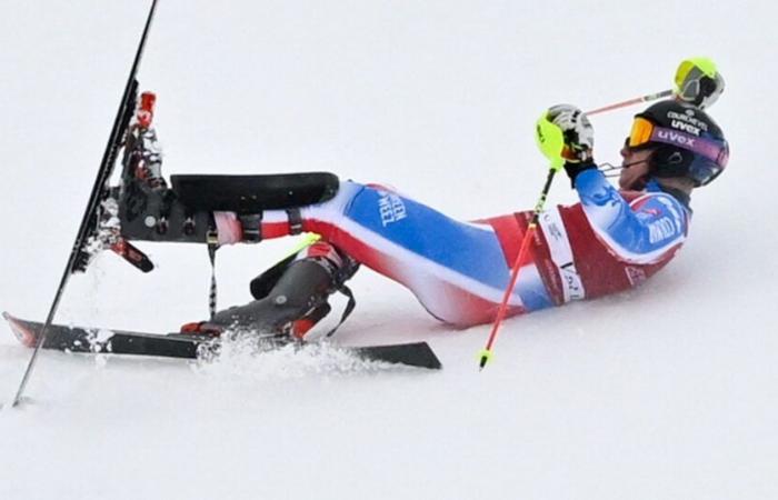 La caída de Steven Amiez en Val d’Isère: “No os preocupéis por él, será muy fuerte”