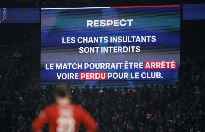 PSG-OL: nuevos cánticos insultantes cantados por la afición, el partido interrumpido