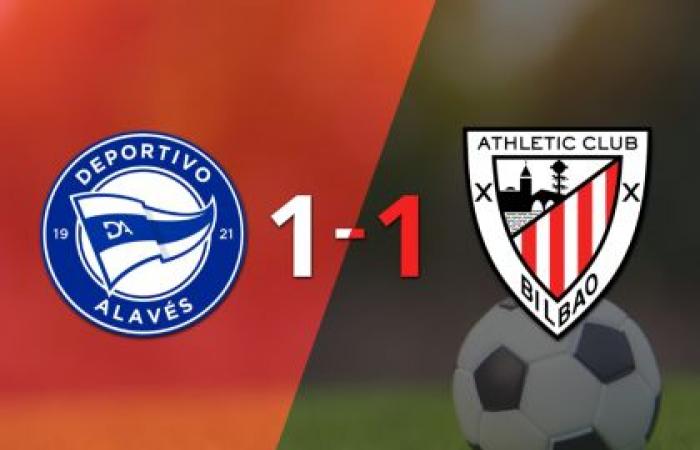 Alavés resolvió su juego de la fecha 17 con un empate 1-1 frente a Athletic Bilbao | Liga de España