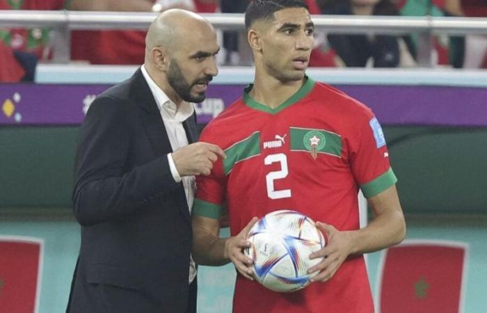 Walid Regragui elogia a Achraf Hakimi en vísperas del Balón de Oro africano