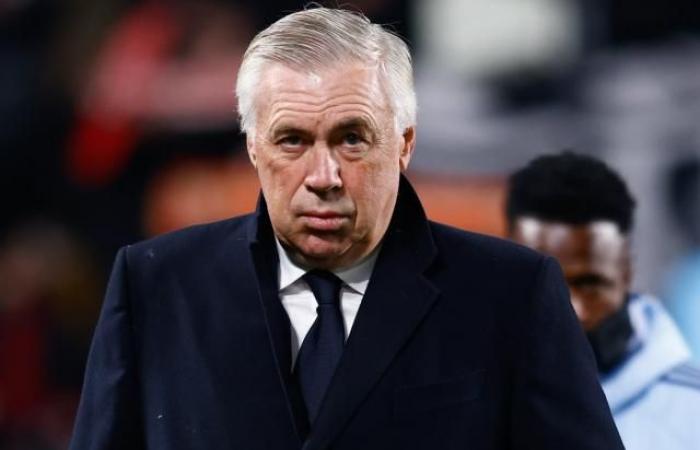 Carlo Ancelotti (Real Madrid) tras el empate ante el Rayo Vallecano (Liga)