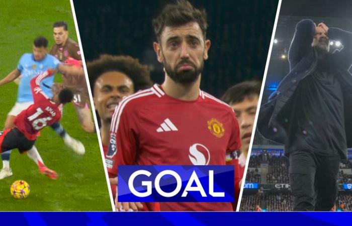 Man City 1-2 Man Utd: Amad Diallo anota el gol de la victoria mientras la remontada tardía de Rubén Amorim profundiza los problemas de Pep Guardiola | Noticias de futbol