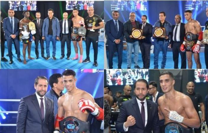 Los campeones marroquíes Yassine Mahsoun y Hamza Rachid ganan títulos en el Campeonato Africano Profesional de Muay Thai WMC en Casablanca