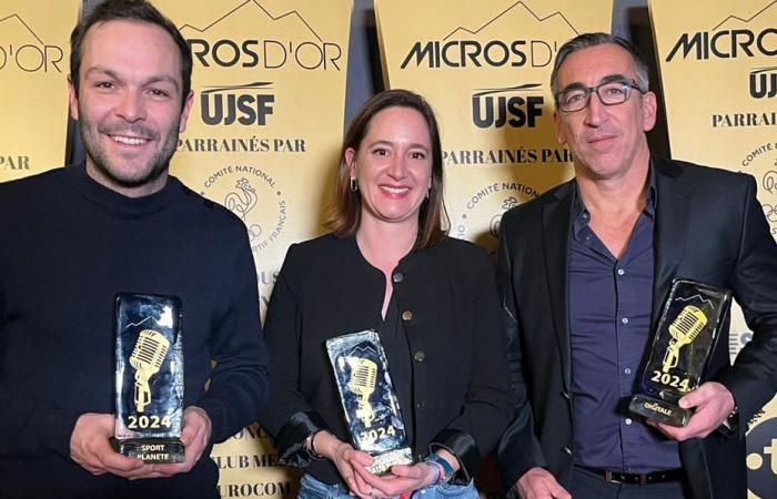 Camille Chignac recibe el Micros de Oro por su revista sobre tres paraatletas del Lemosín