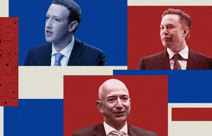 De Bezos a Zuckerberg, la muy calculada lealtad de los grandes jefes tecnológicos hacia Donald Trump