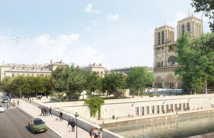 La plaza frente a Notre-Dame de París se transformará en un claro