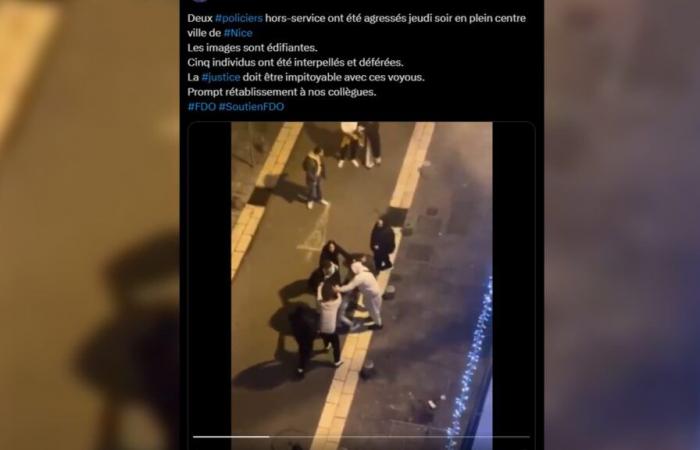 un familiar relata la agresión a los dos policías fuera de servicio en Niza