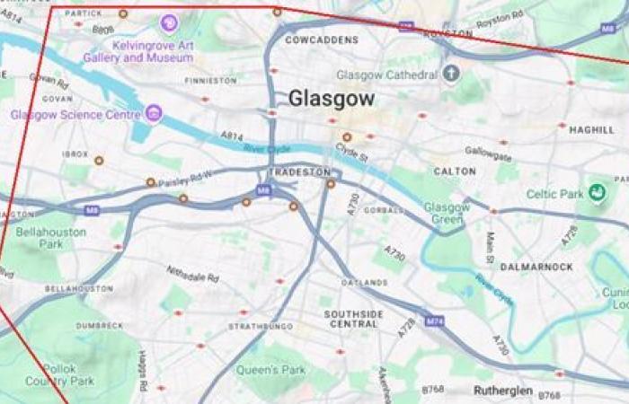 Se conceden poderes temporales de parada y registro a la policía de Glasgow tras un desorden