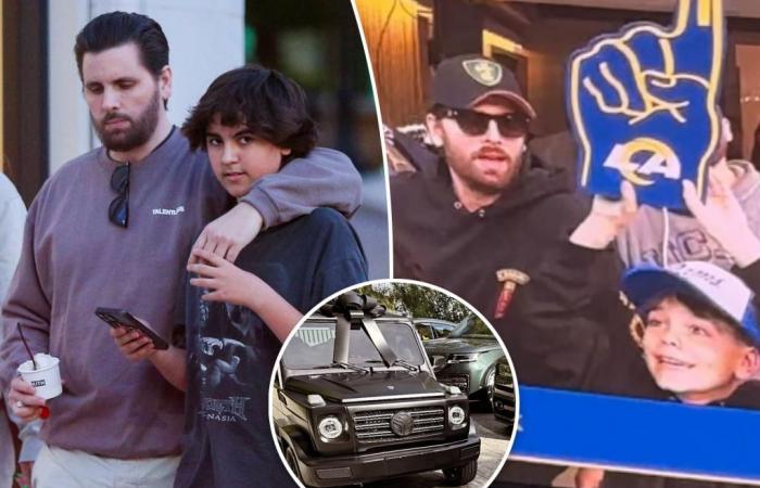 Scott Disick compra un mini Mercedes-Benz G-Wagon para el cumpleaños de su hijo