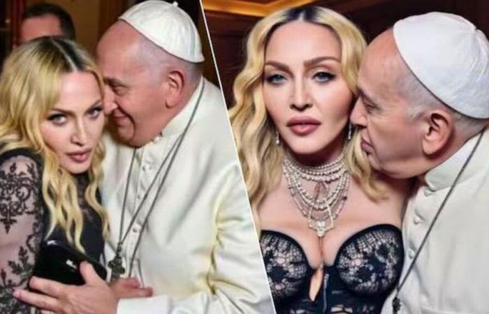 Fotos de Madonna y el Papa generadas por IA generan controversia