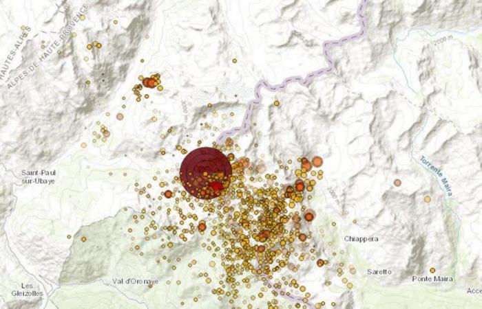 Alpes del Sur. Un terremoto de magnitud 4 en la frontera italiana