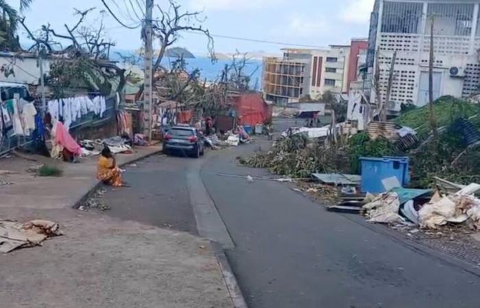 Escenas de desolación en Mayotte tras el paso del ciclón Chido