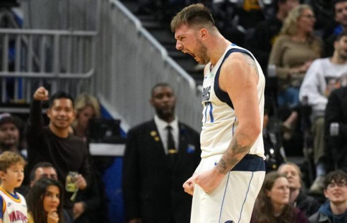 Doncic brilla ante los Warriors, LeBron (Lakers) se empareja con los Grizzlies