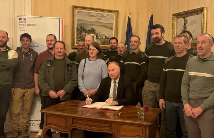 “Es también un mensaje para todos los criadores”: Lozère tiene cinco nuevos lugartenientes de louveterie