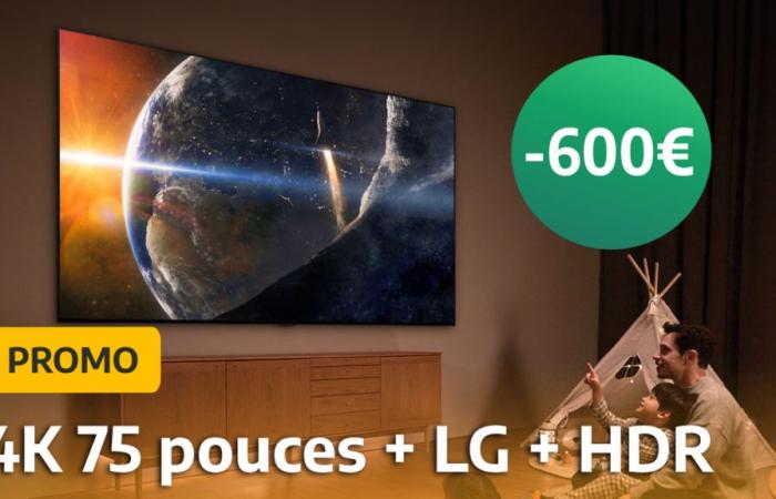 ¡La magia de la Navidad rompe el precio de este televisor LG 4K de 75 pulgadas lanzado este año!