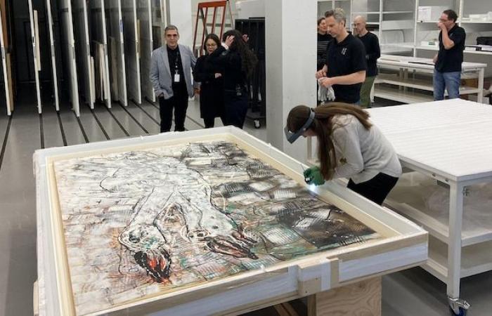 Tres grandes obras de Riopelle debutan en el MNBAQ