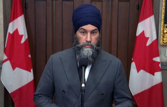 Jagmeet Singh pide la dimisión de Justin Trudeau