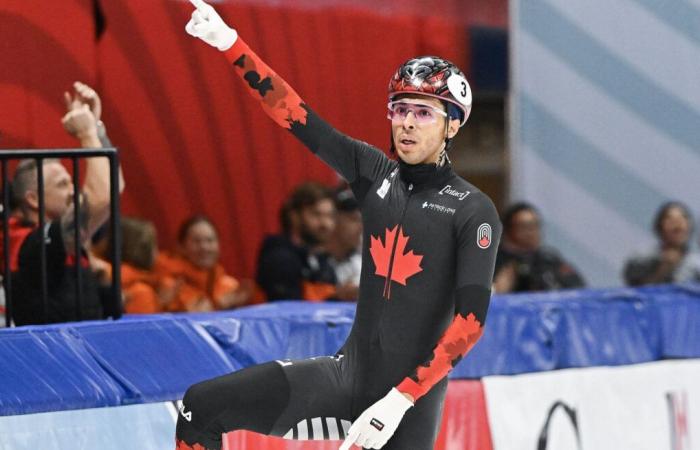 William Dandjinou gana otra medalla de oro en pista corta