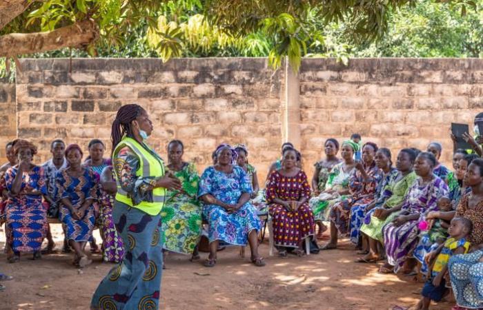 Trabajadores sanitarios comunitarios en primera línea contra las enfermedades prevenibles mediante vacunación en Benin