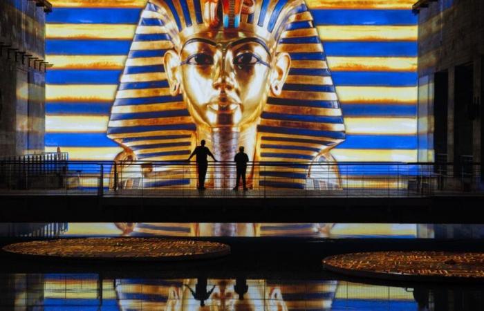 El Egipto de los faraones, nueva exposición en los Bassins des Lumières de Burdeos