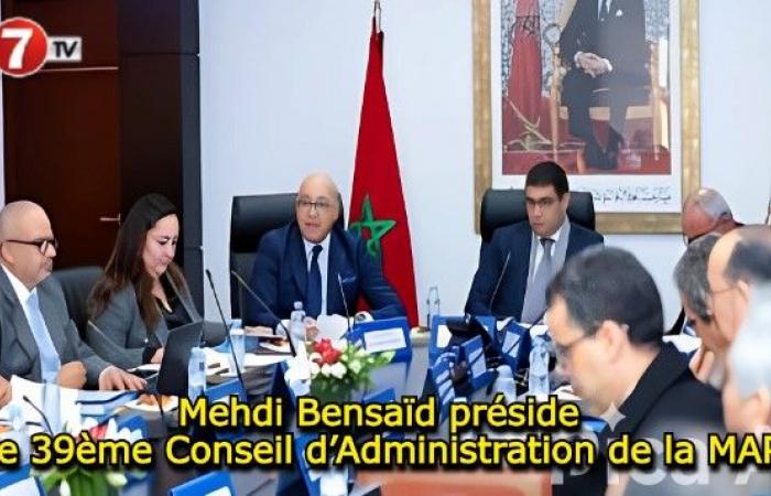 Mehdi Bensaïd preside el 39º Consejo de Administración de la MAP – Le7tv.ma