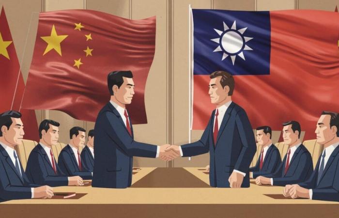 Inusual visita de políticos chinos a Taiwán a pesar de las tensiones