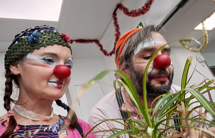 Tras las huellas de dos payasos en un servicio de geriatría en Gironda