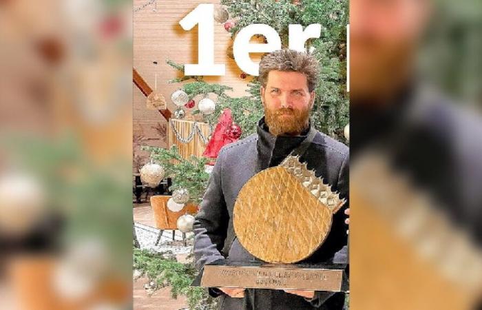 Désiré Kellens, de Fournil de Saint-Sauveur, gana el premio a la mejor galette des rois de l’Oise