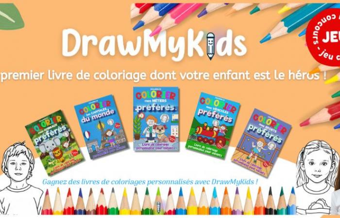 Gana un libro para colorear personalizado a la imagen de tu hijo con DrawMyKids