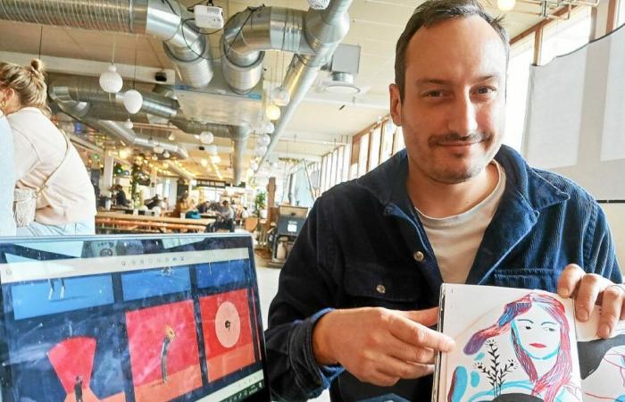 En Brest, los múltiples mundos del diseñador gráfico Pierre Malma se exponen plenamente