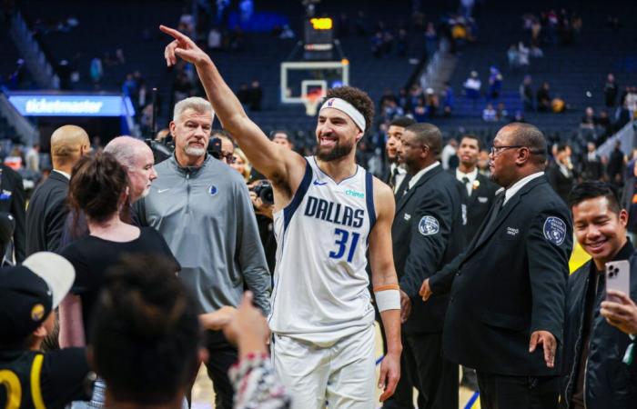 Klay Thompson estuvo sensacional en su paseo por el pasado