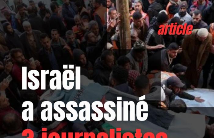 Israel asesinó a 3 periodistas en 24 horas