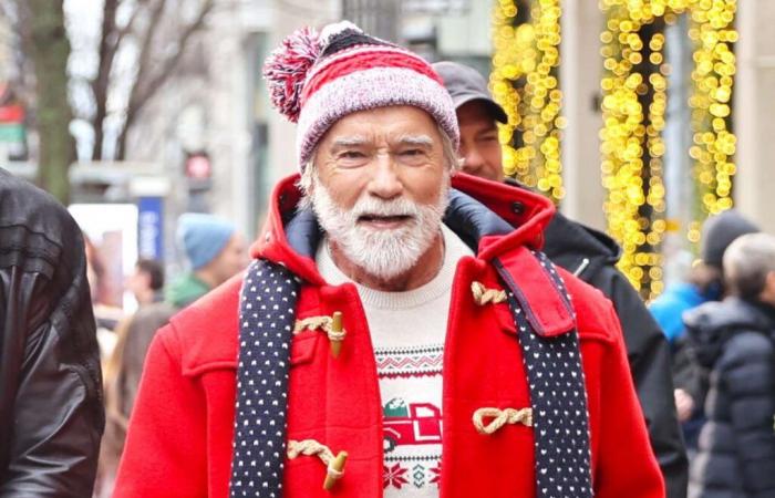 Vea a Arnold Schwarzenegger como Santa en la nueva película navideña