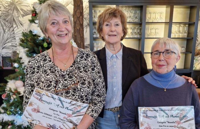 Dos miembros de la Universidad Popular de Argenton-sur-Creuse ganaron un premio literario