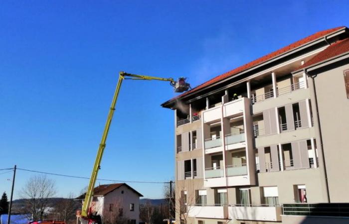 Un incendio devasta un apartamento en la meseta de Hauteville.