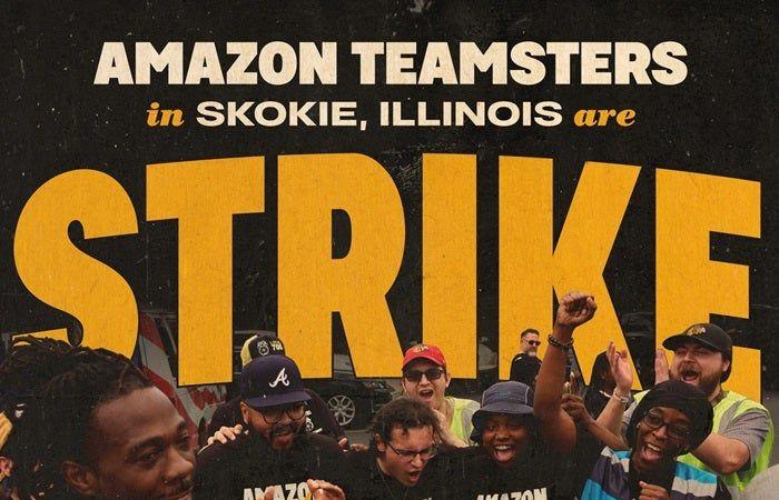 Teamsters de Amazon en Skokie autorizan huelga